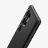 ACS05613 - Galaxy S23 Ultra Case Rugged Armor in matte black showing the back